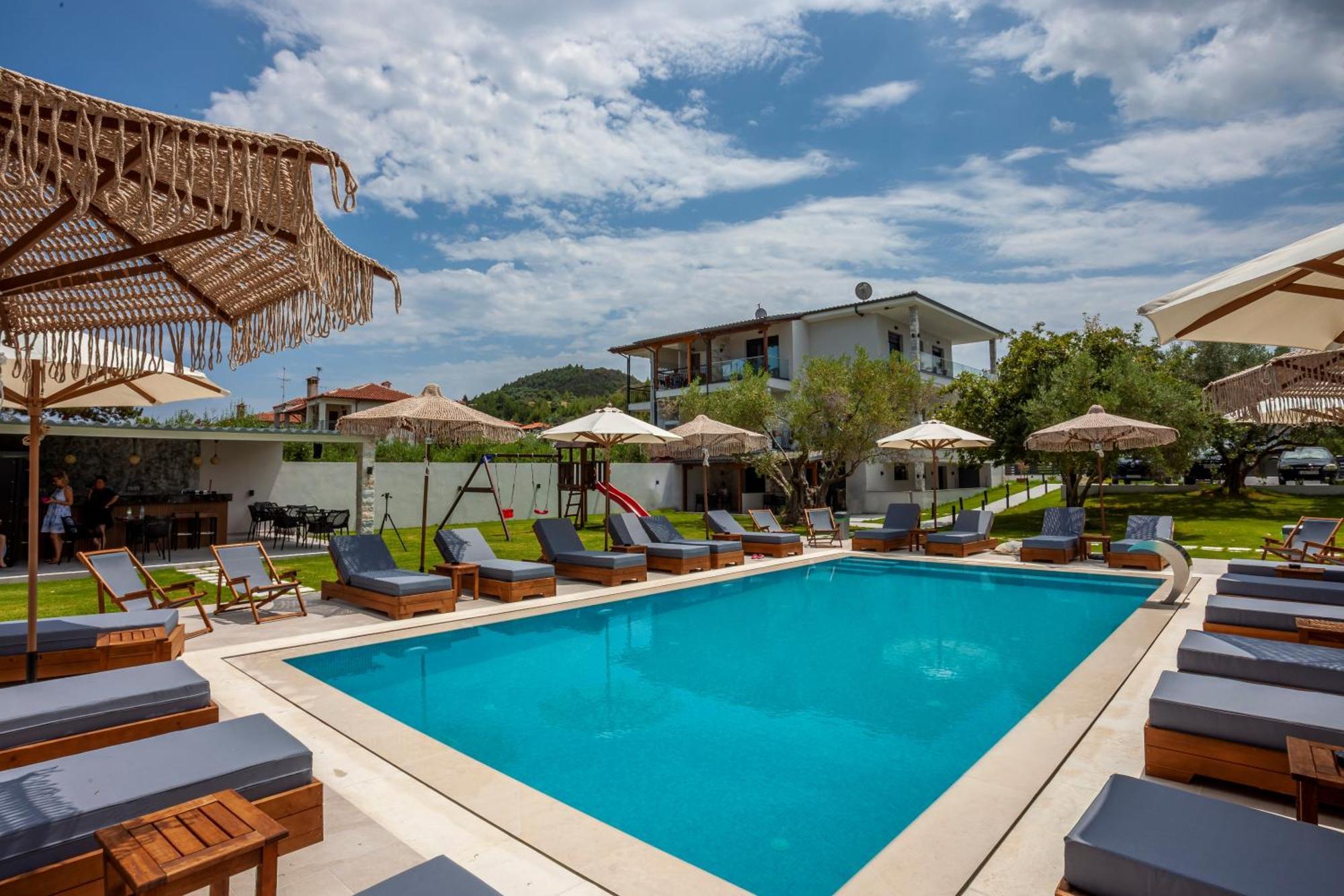 Olia Seaside Residence 120M From The Beach Pefkochori Eksteriør bilde