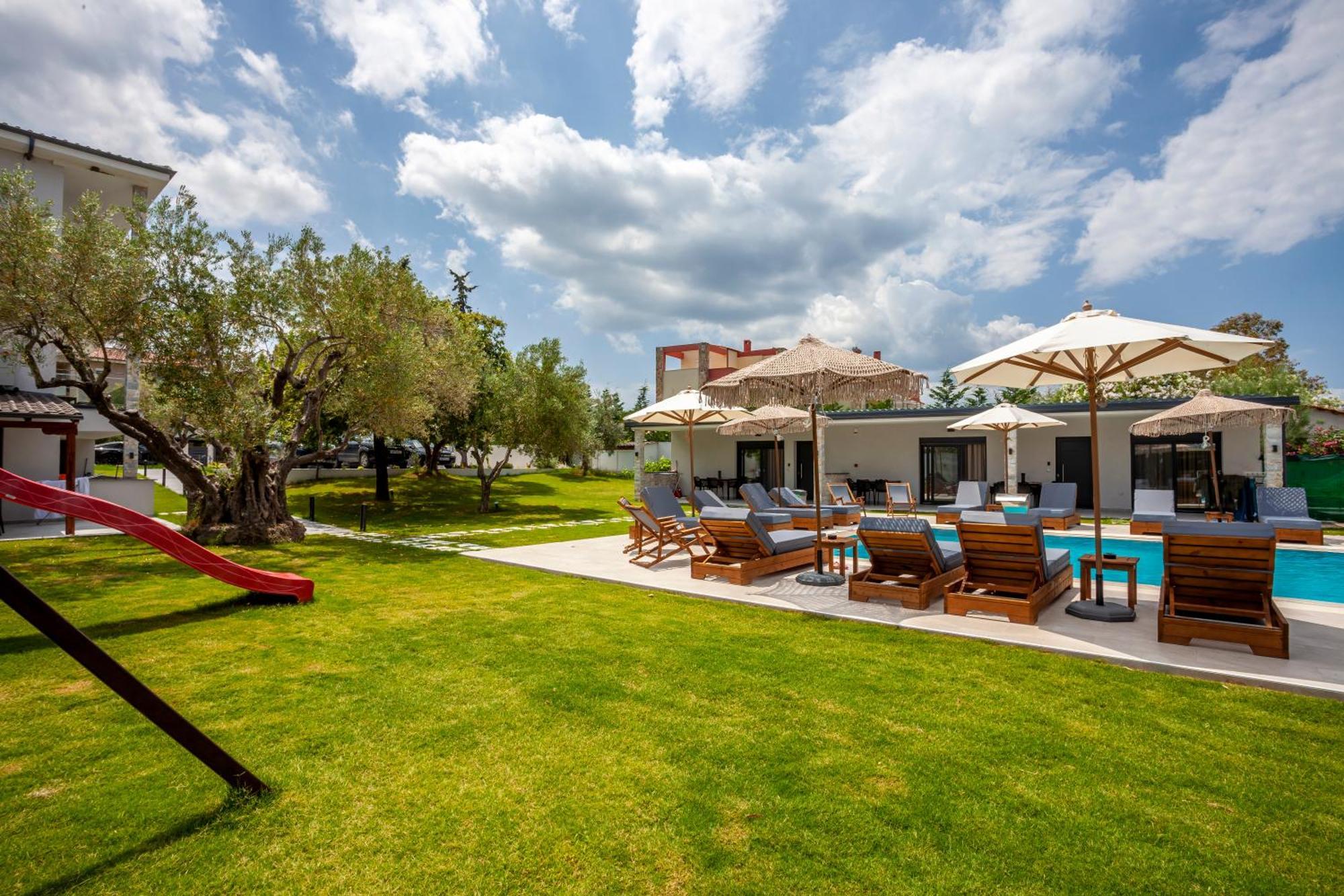 Olia Seaside Residence 120M From The Beach Pefkochori Eksteriør bilde