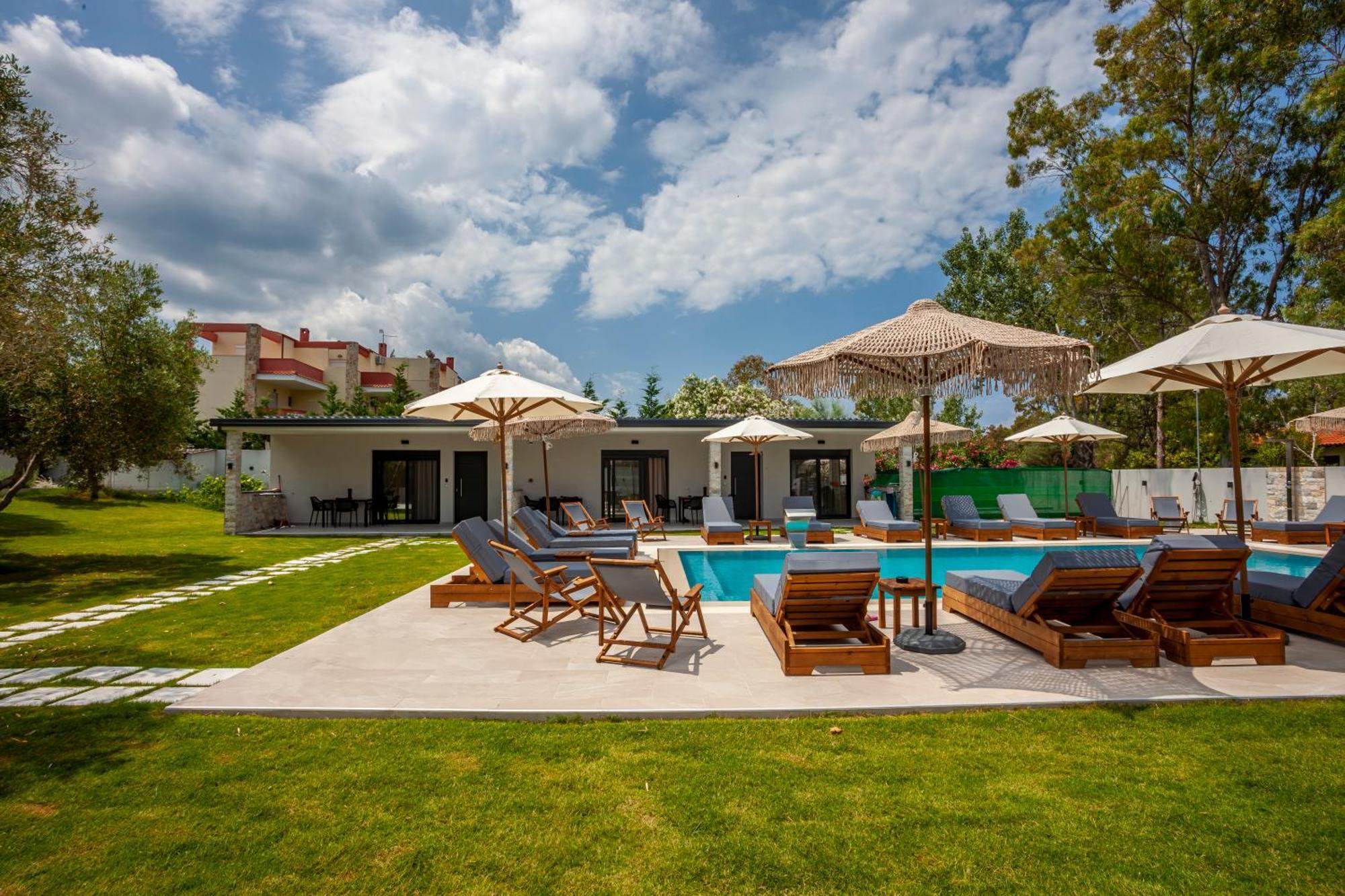 Olia Seaside Residence 120M From The Beach Pefkochori Eksteriør bilde
