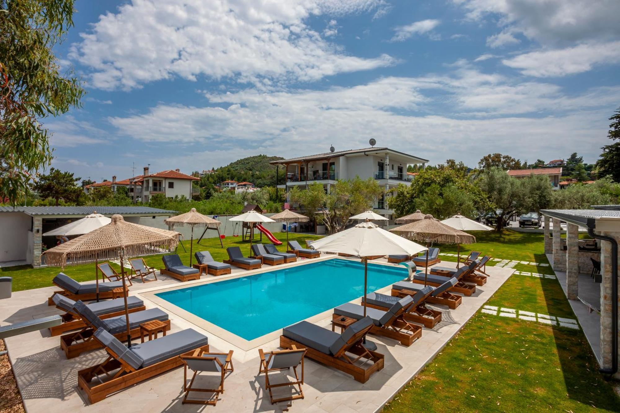 Olia Seaside Residence 120M From The Beach Pefkochori Eksteriør bilde